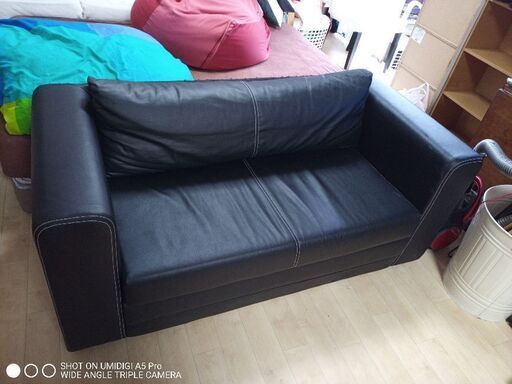 IKEA ２人掛けソファーベット