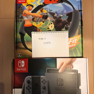 Nintendo Switchグレー＋リングフィットアドベンチャー