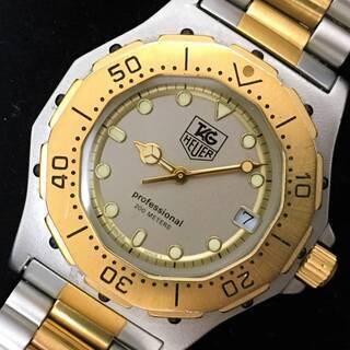 美稼働品】タグホイヤー プロフェッショナル3000 コンビ メンズ腕時計