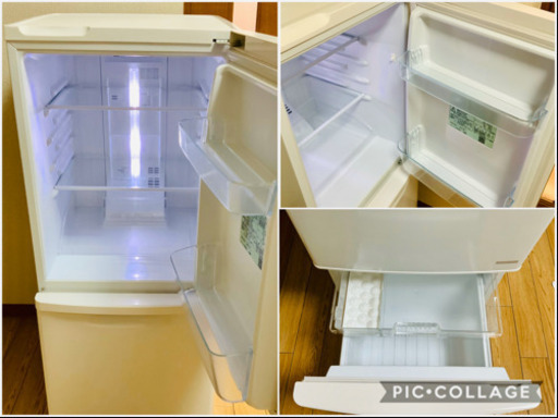 《キッチン3点セット》Panasonic 冷蔵庫 \u0026 SHARP 電子レンジ \u0026 キッチンラック