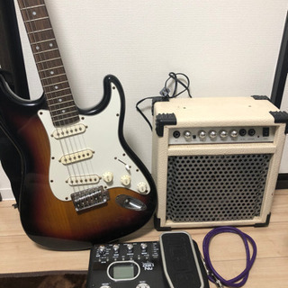 【初心者セット】ギター•アンプ•マルチエフェクターセット！