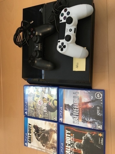 【値下げしました！純正・美品】PS4、コントローラー×2、ゲームセット