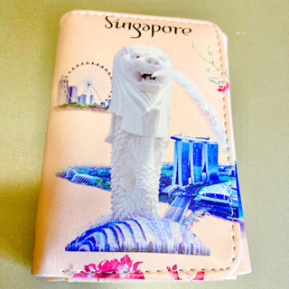 シンガポール ☆マーライオンの折り畳み財布