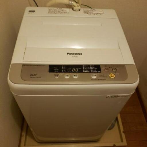 【お売り決まりました】2015年製 Panasonic 6㎏ 取説・付属品あり