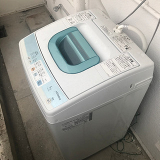 洗濯機　ヒタチ　5kg