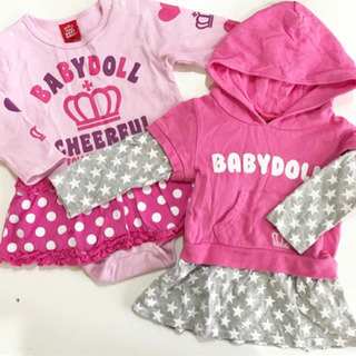 80㎝　baby dollワンピースセット
