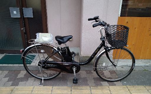 Panasonic ViVi DX 26吋電動アシスト自転車 [新品]8.9Ahバッテリー＋充電器＋スペアキー2本/ブラック