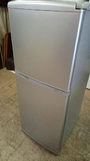 アクア（AQUA）　AQR-13G（S)　シルバー ２ドア冷凍冷蔵庫 　2016年製