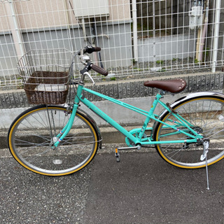サイマ購入自転車 mixte city ミントグリーン