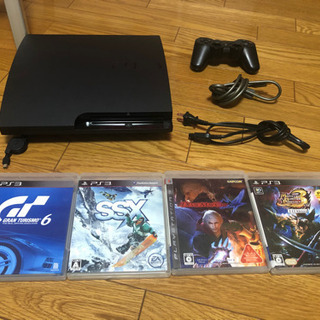ps3本体とソフト4枚セット