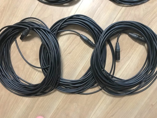 オーディオケーブル各種 キャノン XLR、シールド、RCA オーディオケーブル各種 キャノン XLR、シールド、RCA