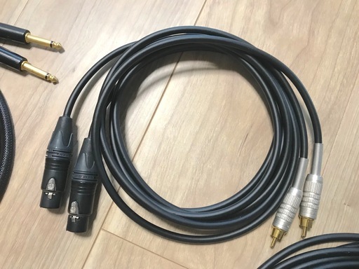 オーディオケーブル各種 キャノン XLR、シールド、RCA オーディオケーブル各種 キャノン XLR、シールド、RCA