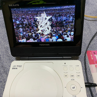 TOSHIBAポータブルDVDプレーヤーワンセグ内蔵7インチ