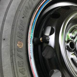 145/80R12 6P  バリ目　中古タイヤ 4本セット　他のサイトで売れました
