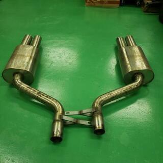 デュアル ハス切り 4本出しマフラー 