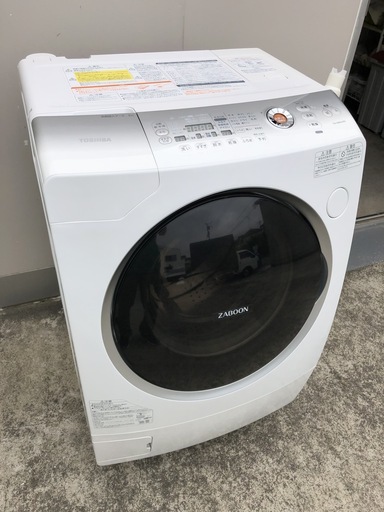 【管理KRS204】TOSHIBA 2012年 ZABOON TW-Q900L 9.0kg / 6.0kg ドラム式洗濯乾燥機