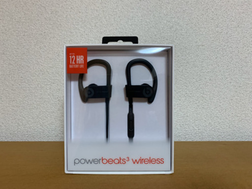 Powerbeats3 Wireless ワイヤレスイヤホン Beats by Dr.Dre 未開封 新品 ブラック Apple W1チップ搭載