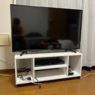 【3点セット】液晶テレビ+地上デジタルチューナー+テレビ台