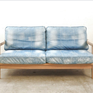 6月20日で削除します WTW ダブルティーSOFA DENIM 3S ソファー デニム 3シーター