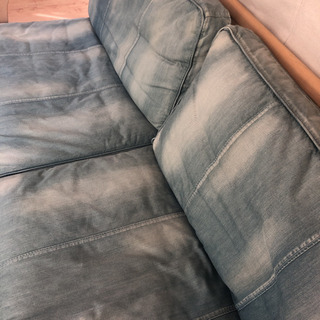 6月20日で削除します WTW ダブルティーSOFA DENIM 3S ソファー デニム 3シーター