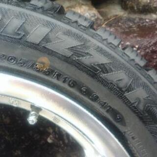 205/55R16 6.5J オフセット47 ハブ径57エッティンガーホイール 