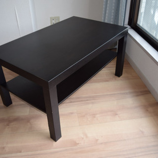 ［取引先決定］テーブル シンプル ブラック