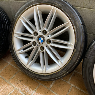 E87 1シリーズ Mスポ 純正ホイールセット AD08 205/45R17 7J 7.5J +47 E46などに　pcd120 兵庫から