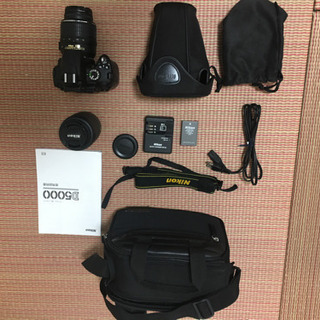 値下げ↓ Nikon D5000 Wレンズキット AF-S VR...