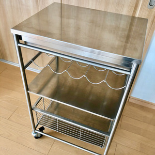 IKEA/キッチンワゴン、ワインストッカー
