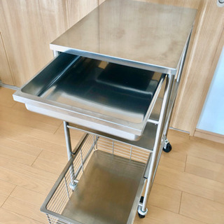IKEA/キッチンワゴン、ワインストッカー
