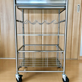 IKEA/キッチンワゴン、ワインストッカー