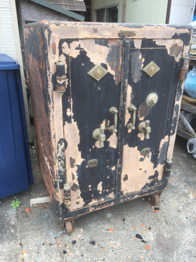 大型金庫 いろはダイヤル レトロ 昭和アンティーク 骨董品  