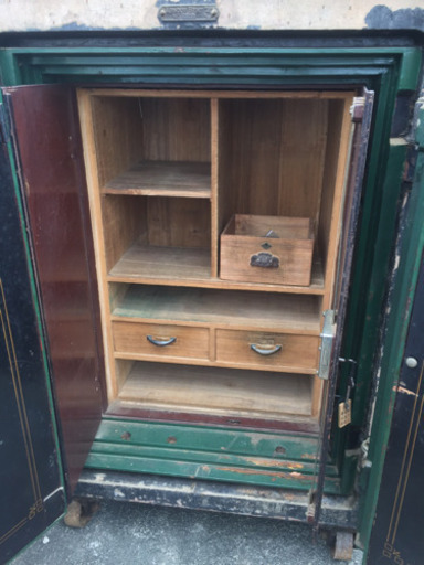 大型金庫 いろはダイヤル レトロ 昭和アンティーク 骨董品  