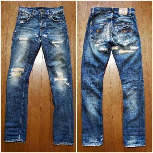 超話題新作 nudie jeans ヌーディー LAB 29TIM grim tim グリム ティム28×32 メンズ - queertt.com