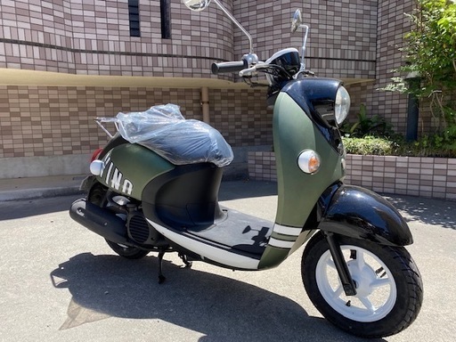 かっこいい！最終型！ヤマハ　ビーノ　Ｆ1　マットグリーン　4サイクル　鹿児島市