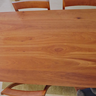 チェリー無垢材　ダイニングセット