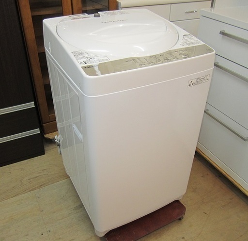 【販売終了しました。ありがとうございます。】TOSHIBA　4.2㎏　2016年製　全自動洗濯機　AW-4S3　中古品