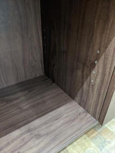 キャビネット 収納棚 暖かく 木目調 幅87cm💳自社配送時🌟代引き可  