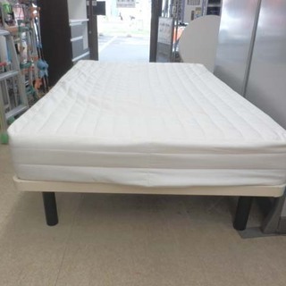 セミダブルベッド マットレス付き 無印良品 フレーム高さ31.5cm 厚さ20