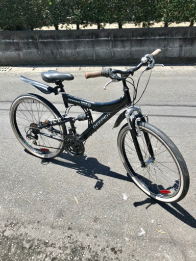 お取り引き感謝【お洒落に】２６インチ・マウンテンバイク・フルサス・中古