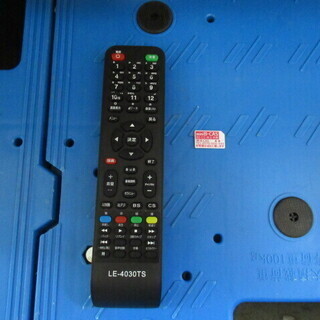 JAKN1168/液晶テレビ/40インチ/ブラック/リビング/LE-4030TS/美品/中古品/