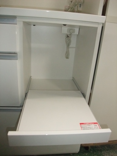 R1043) ニトリ キッチンボード モリス80 食器棚 店頭取引