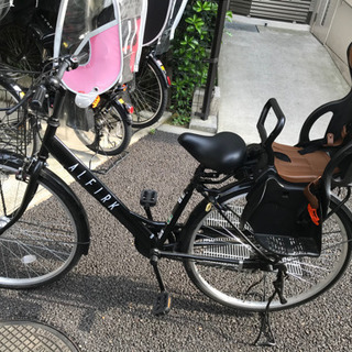 自転車譲ります。-ローズティアラ 46 ウエスト切り替えワンピース (オフホワイト＋ネイビー)