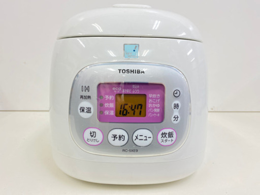 【美品✨】東芝　炊飯器 3合炊き