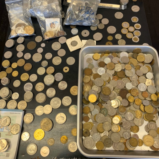 古銭　メダル　外貨コイン　５キロ　まとめ売り