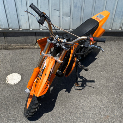 50cc ポケバイ　ポケットバイク　ダートバイク　モトクロスバイク　CR-DB02 オレンジ
