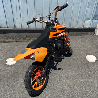 50cc ポケバイ　ポケットバイク　ダートバイク　モトクロスバイク　CR-DB02 オレンジ