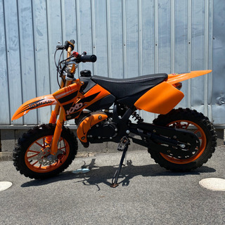 50cc ポケバイ　ポケットバイク　ダートバイク　モトクロスバイク　CR-DB02 オレンジ