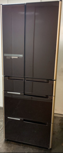 HITACHI製★鏡面仕上げ大型冷蔵庫★6ヵ月間保証付き★近隣配送可能