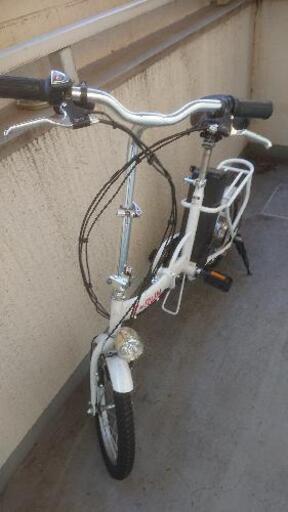 【 取引完了】電動アシスト自転車モペット式スポーク修理必要